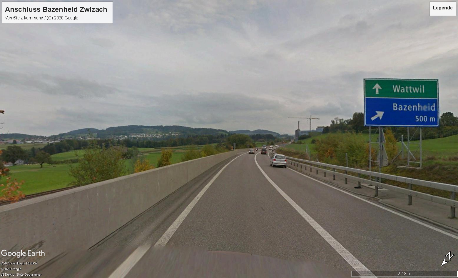 Autostrasse T16 | Anschluss Bazenheid Zwizach | Ausfahrt Bazenheid Zwizach | Anschluss Zwizach | Ausfahrt Zwizach | Ausfahrt Bazenheid | Ausfahrt nach Bazenheid | Umfahrung Bazenheid