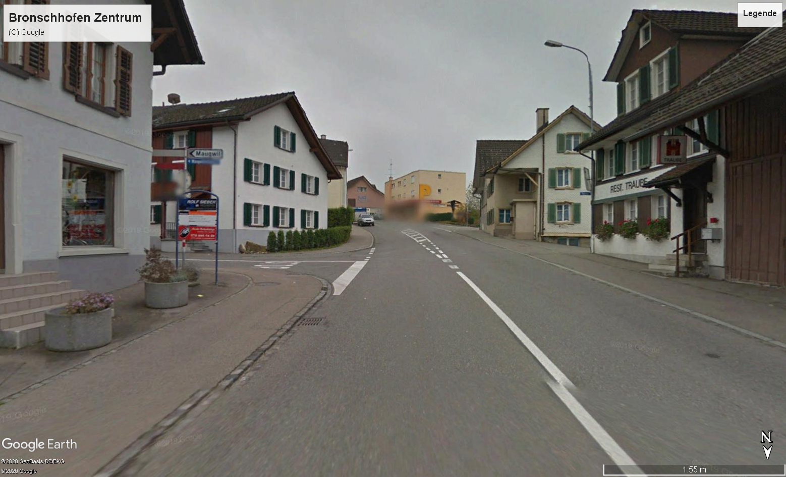 Hauptstrasse 16 | Bronschhofen Zentrum | Abzweiger Maugwil | Abzweiger zur Industriegebiet Ebnet | Restaurant Traube Bronschhofen