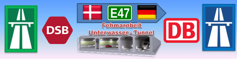 Dänemark / Deutschland | Strassenprojekt / Bahnprojekt Fehmarnbelt-Tunnel | E47 | Puttgarden –&nbsp;Rødbyhavn