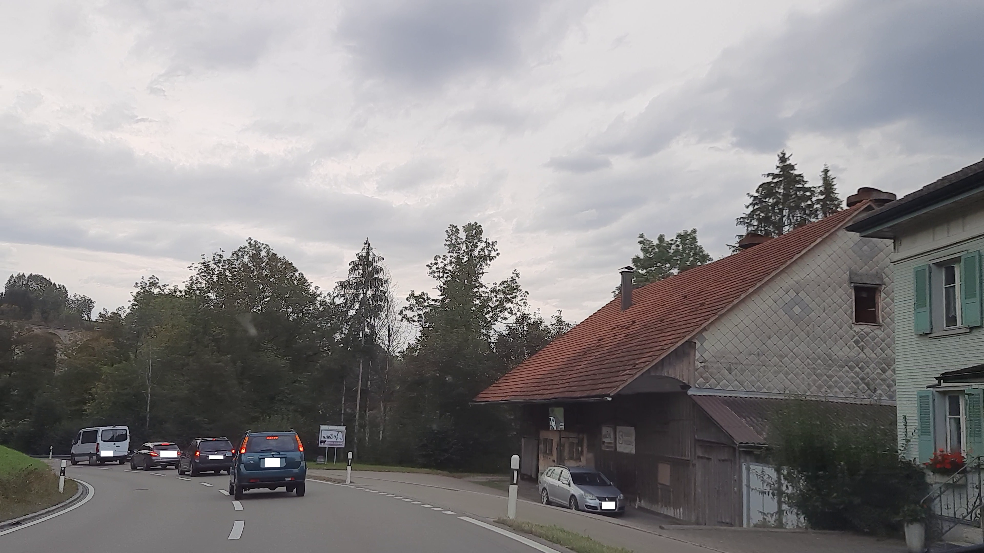 Hauptstrasse 16 | Lütisburg Au Einmündung | vor Thurschlucht | vor Gonzenbachschlucht | vor Thurstich | Einmündung Lütisburg Au