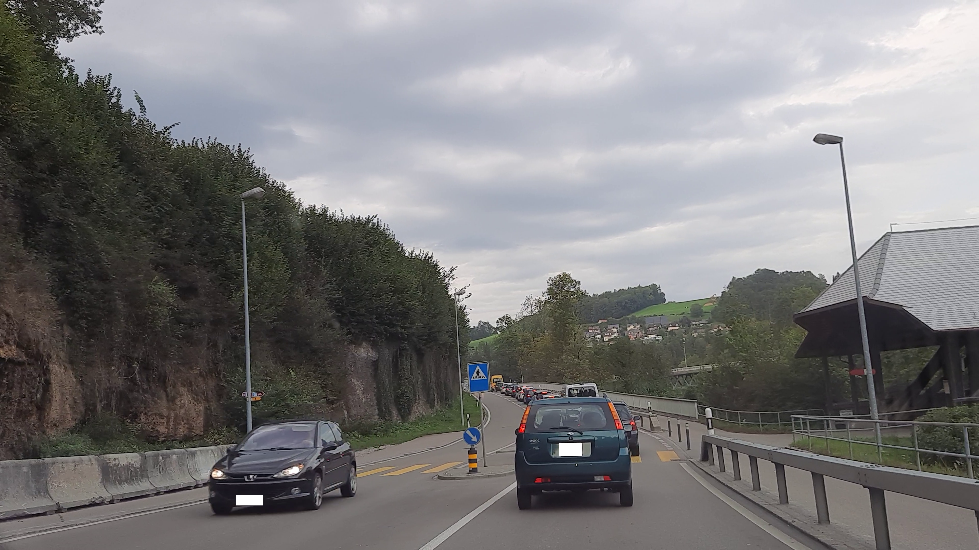 Hauptstrasse 16 | Einmündung Lütisburger Holzthurbrücke | Einmündung alter Lütisburger Thurbrücke | Lütisburger Thurbrücke Einmündung