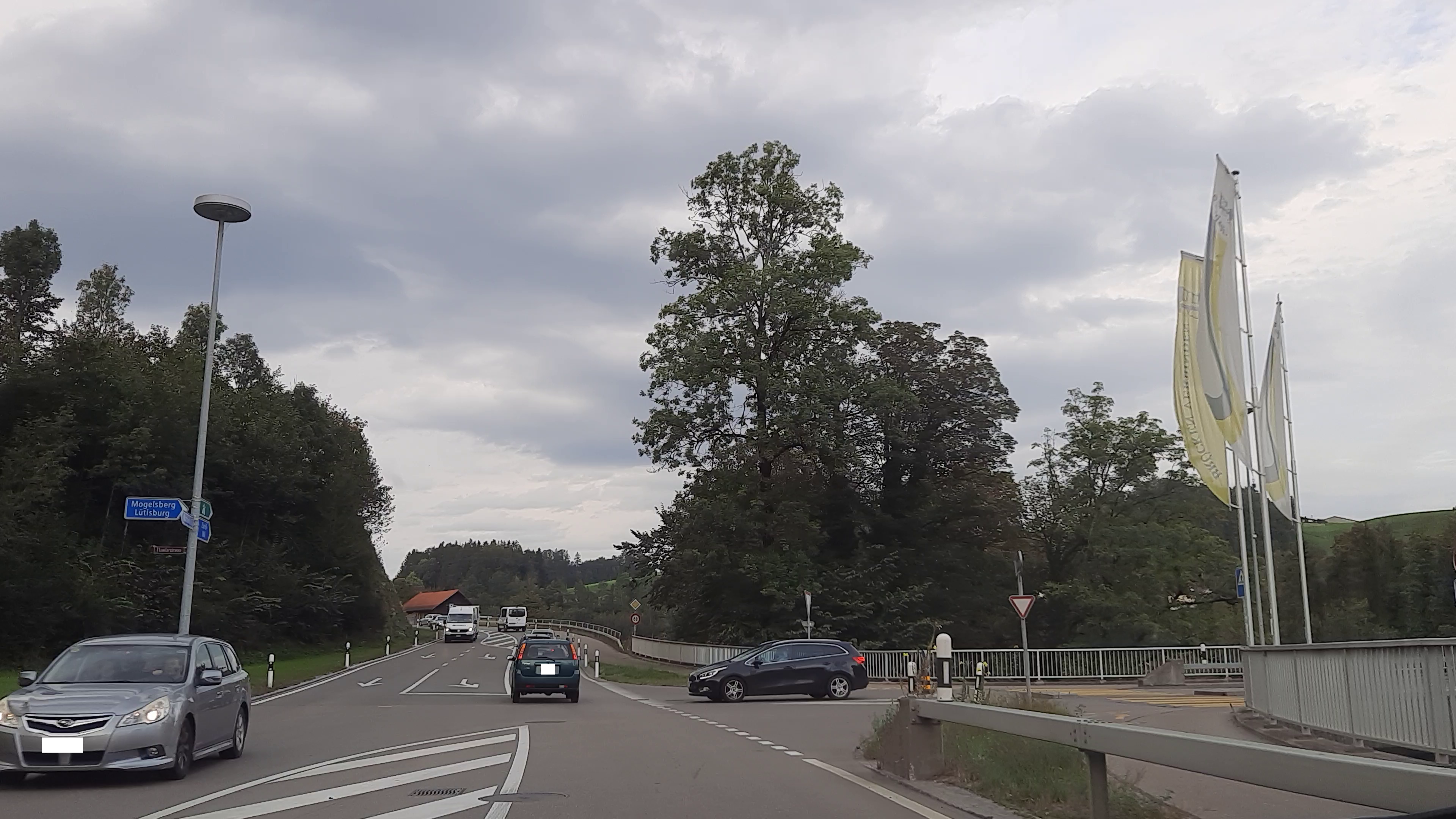 Hauptstrasse 16 | Lütisburg Abzweiger Lütisburger Thurbrücke | Abzweiger nach Mogelsberg | Abzweiger nach Lütigsberg | Abzweiger Lütisburg Thurbrücke