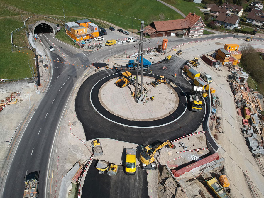 Autostrasse T16 / Autostrasse T8 | Kreisel Wattwil Brendi | Kreisel Brendi | Wattwil Kreisel Brendi | Wattwil Kreisel Brendi | Umfahrung Wattwil