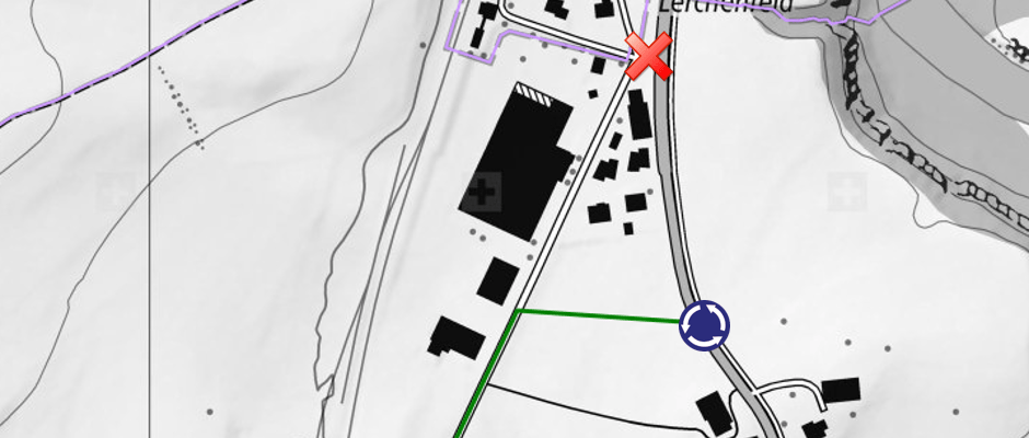 Hauptstrasse 16 | Lütisburg Station Kreisel Lerchenfeld | Kreisel Lerchenfeld | Kreisel Lütisburg Lerchenfeld | Kreisel Lütisburg Station | Drehscheibe Wattwil Bütschwil Mosnang Hulftegg Lütisburg Wil