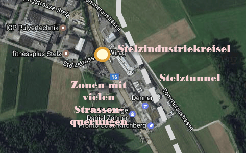 Autostrasse T16 | Stelztunnel und Umfahrung Stelz