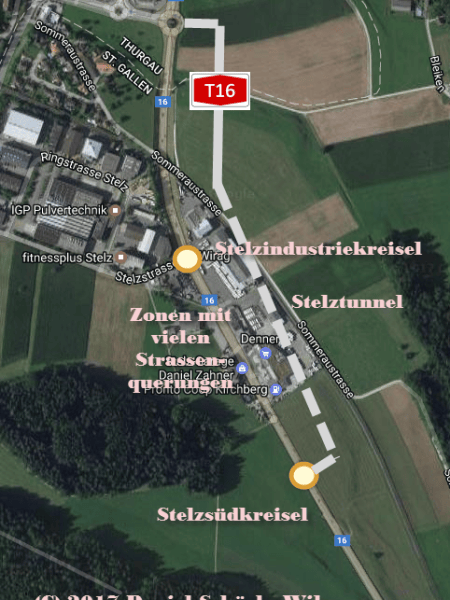 Schweiz | Strasse | H16 | Projekt Umfahrung Kirchberg&nbsp;Stelz