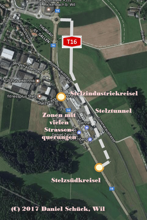 Schweiz | Strasse | H16 | Projekt Umfahrung Kirchberg&nbsp;Stelz