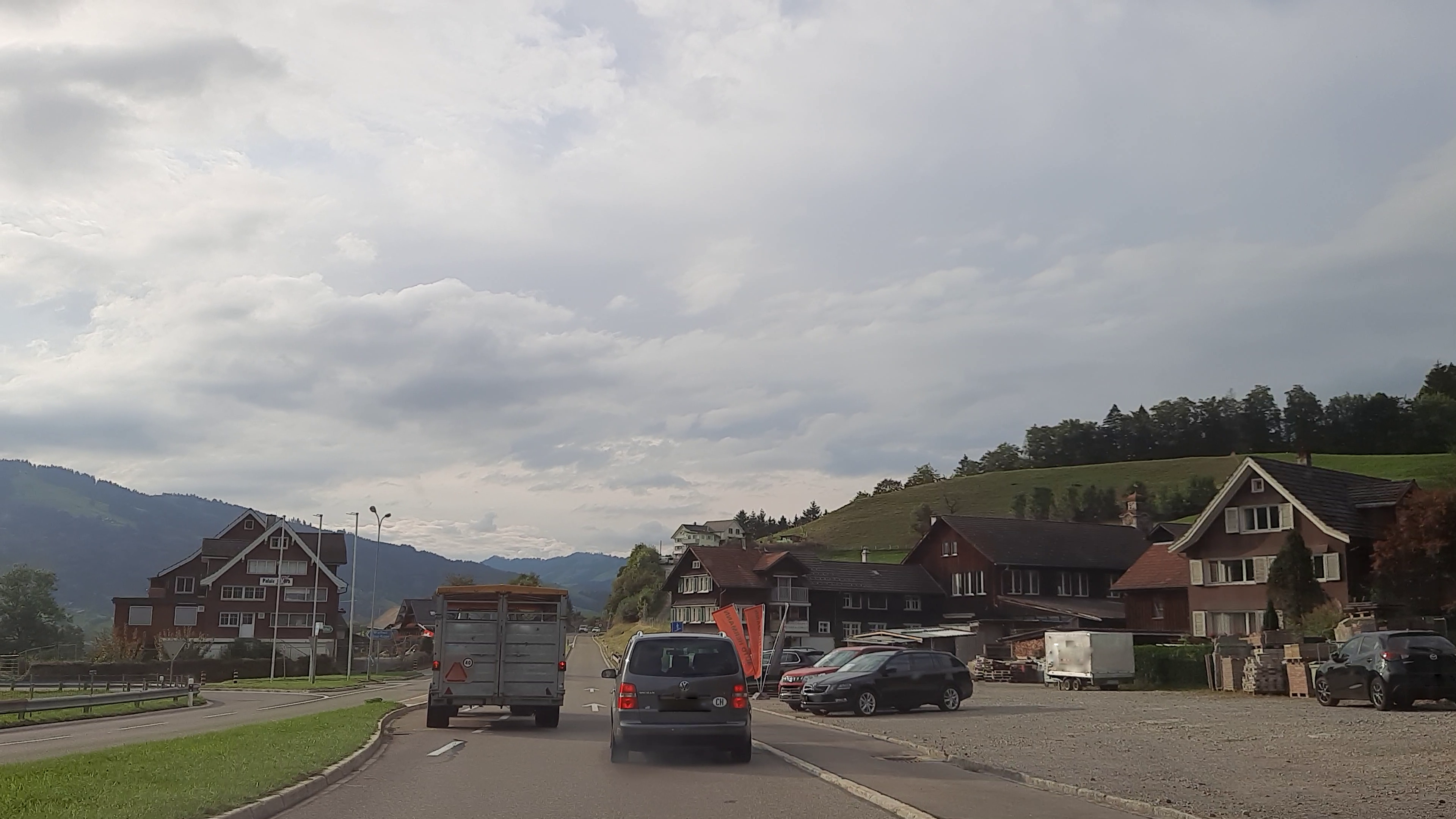 Autostrasse T16 | Autostrassenbeginn Ebnat Kappel Gieselbach | Autostrassenbeginn Gieselbach | Ebnat Kappel Umfahrungsbeginn | Ebnat Kappel Autostrassenbeginn | Umfahrung Ebnat Kappel