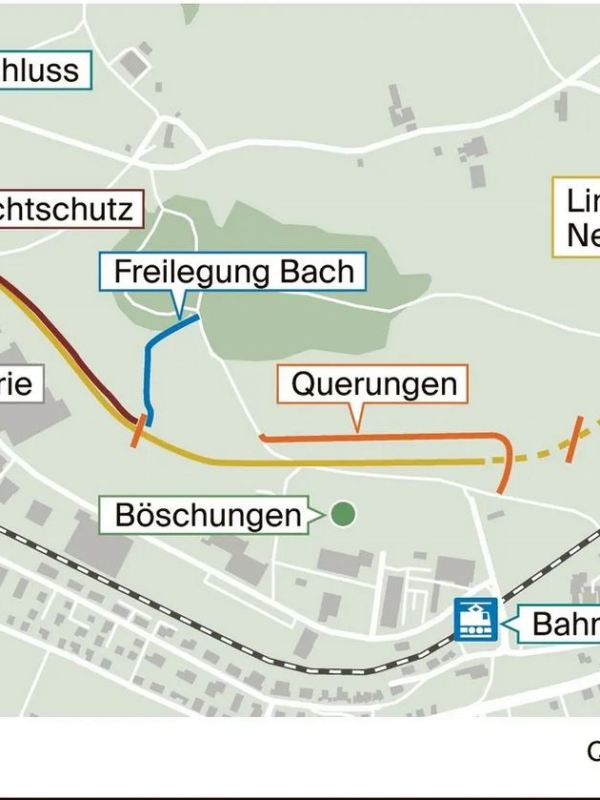 Schweiz | Strasse | T16 | Projekt Westumfahrung Wil / Netzergänzung&nbsp;Nord
