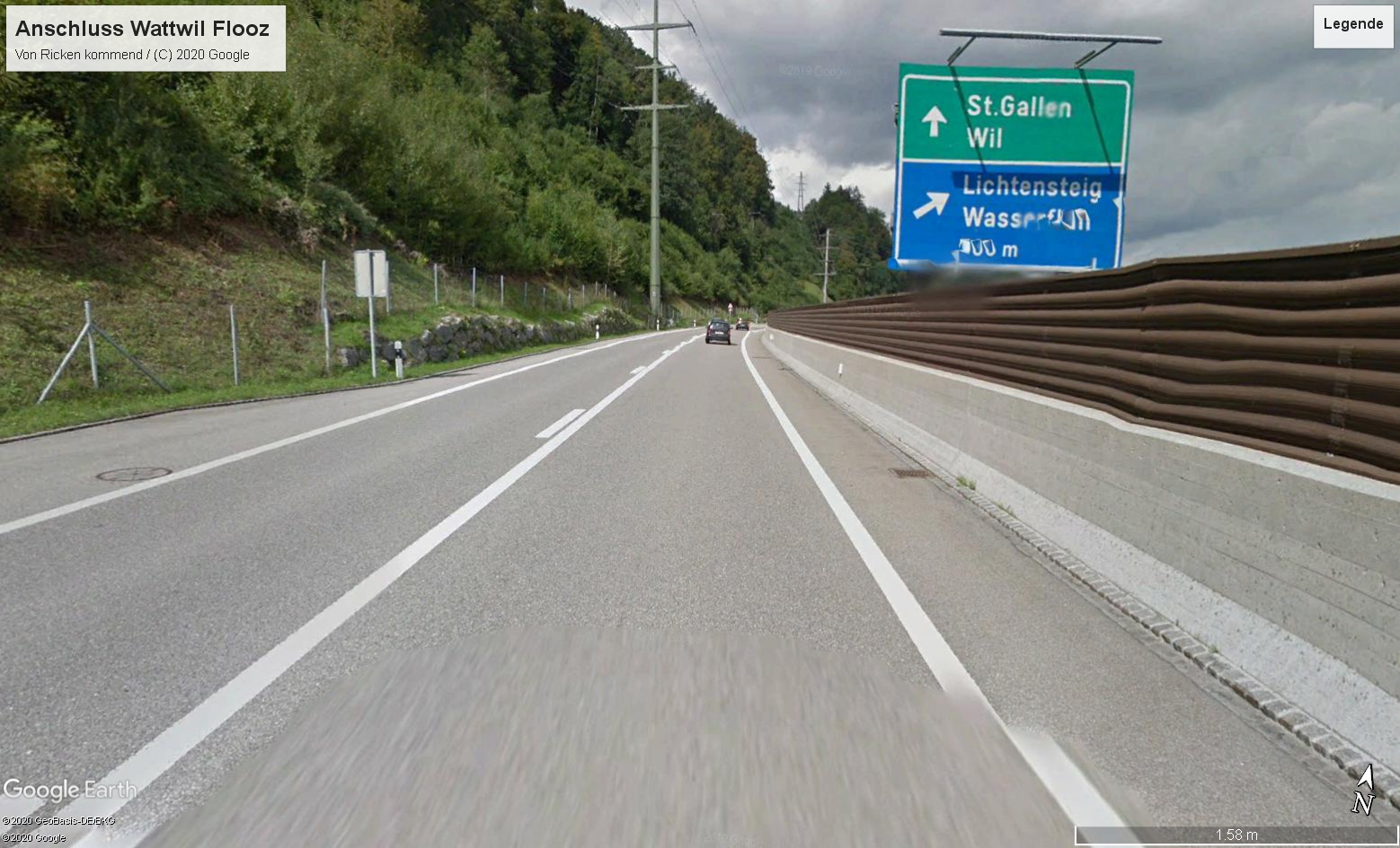 Autostrasse T8 / T16 | Anschluss Wattwil Flooz | Ausfahrt Wattwil Flooz | Anschluss Flooz | Ausfahrt Flooz | Ausfahrt nach Lichtensteig und Wasserfluh | Umfahrung Wattwil