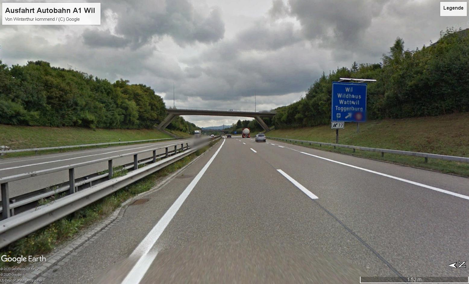 Autobahn A1 | Ausfahrt Wil | Wil Ausfahrt | Anschluss Wil