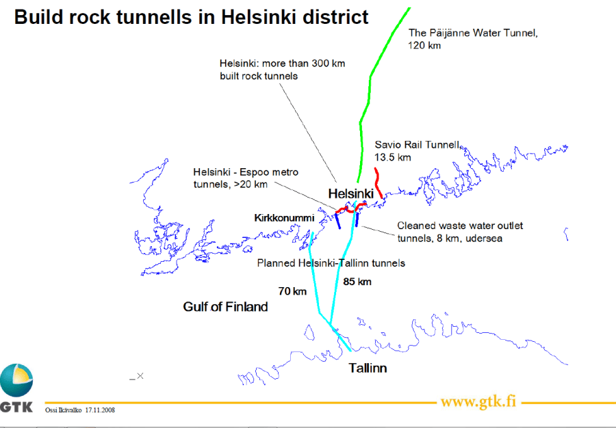 Tunnel Tallinn - Helsinki