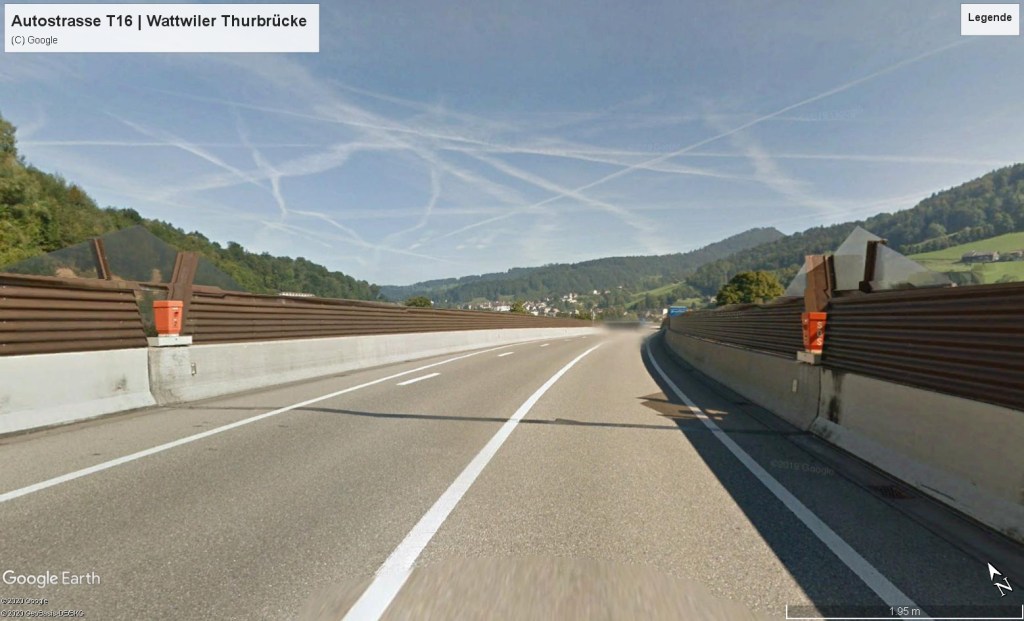 Autostrasse T16 / T8 | Wattwil Brücke Thur | Thur Brücke